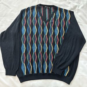 Men’s St. Croix navy light weight sweater 2XL tall - Made in USA